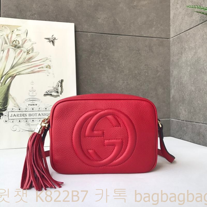 구찌 GUCCI 소호 스몰 가죽 디스코 백 308364