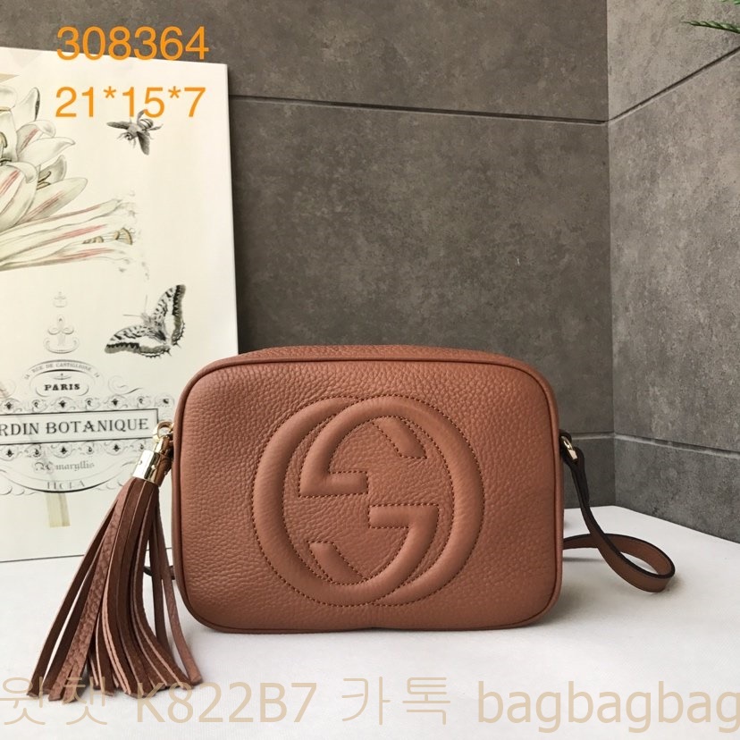 구찌 GUCCI 소호 스몰 가죽 디스코 백 308364