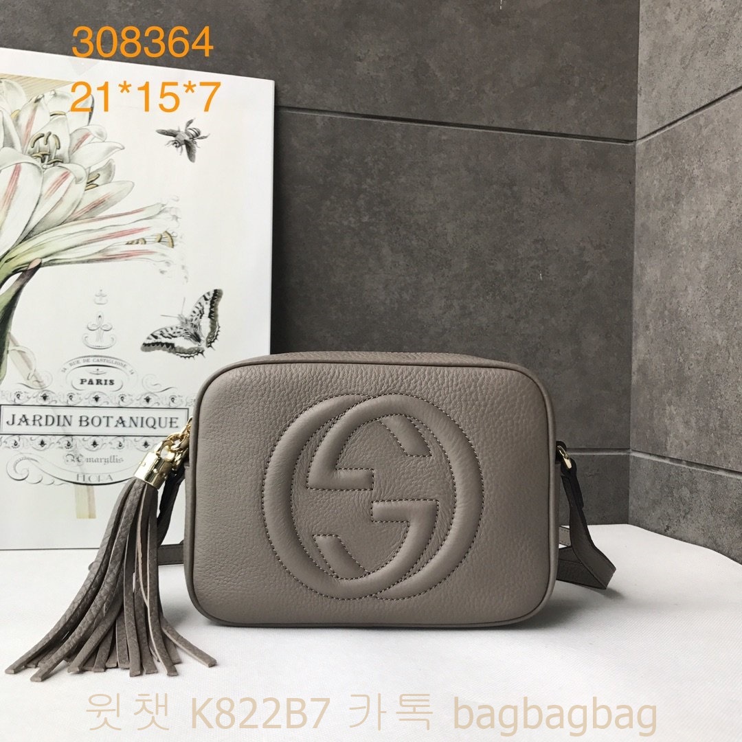 구찌 GUCCI 소호 스몰 가죽 디스코 백 308364