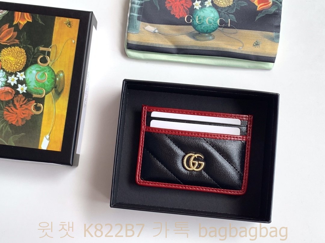 구찌 GUCCI  GG 마몽 카드 케이스 573812