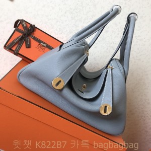 에르메스 HERMES 린디 Lindy Togo가죽 금장 은장