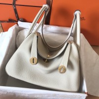 에르메스 HERMES 린디 Lindy Togo가죽 금장 은장