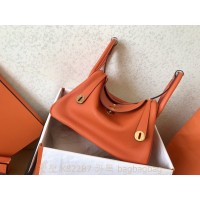 에르메스 HERMES 린디 Lindy Togo가죽 금장 은장