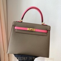 에르메스 HERMES 켈리백 Kelly epsom가죽 금장 은장
