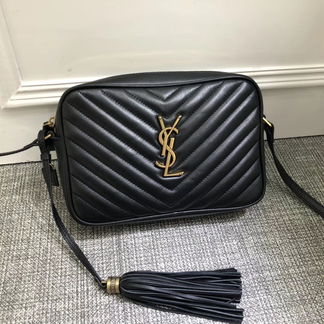 입생로랑 YSL 520534 마틀라세 레더 루 카메라백 