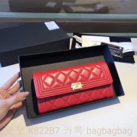 샤넬 CHANEL 장지갑 은장 금장