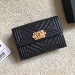 샤넬 CHANEL 반지갑  은장 금장