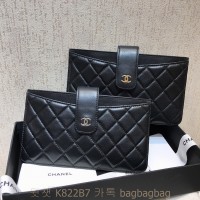 샤넬 CHANEL 장지갑  은장 금장