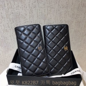 샤넬 CHANEL 장지갑  은장 금장