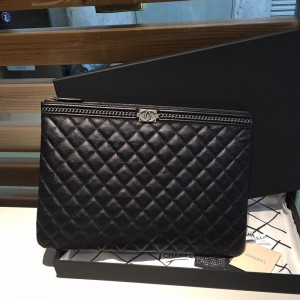 샤넬 CHANEL 클러치백 은장 금장 28cm