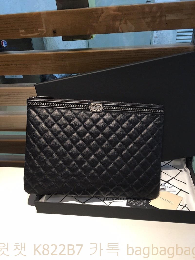 샤넬 CHANEL 클러치백 은장 금장 33cm