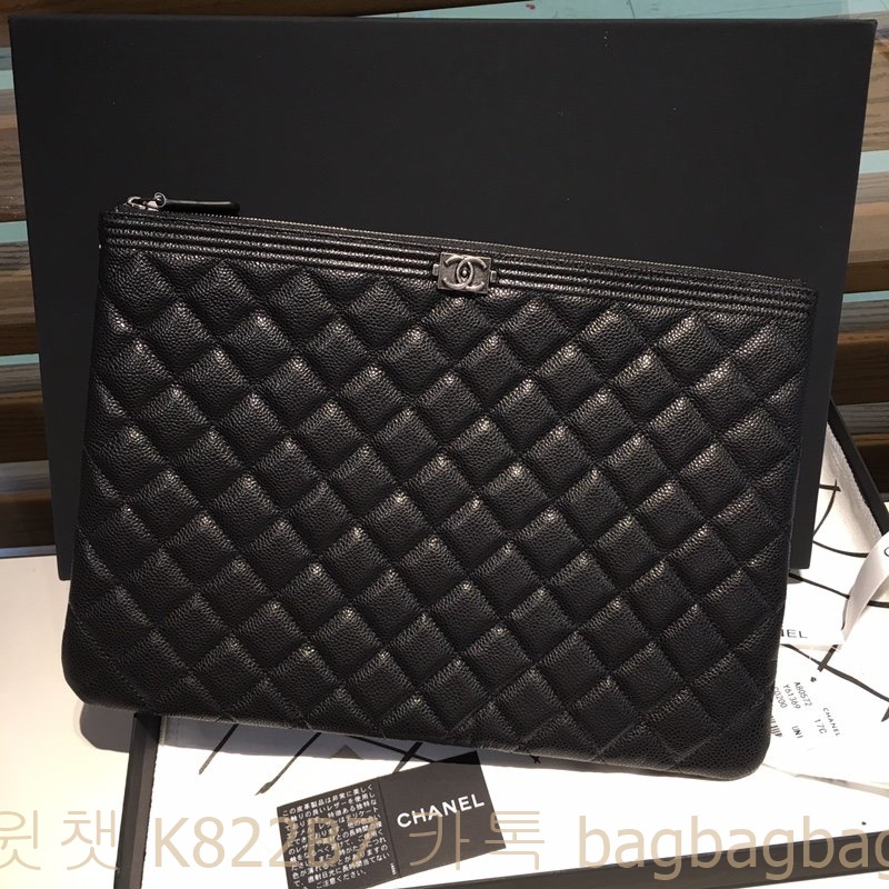 샤넬 CHANEL 클러치백 은장 금장 33cm