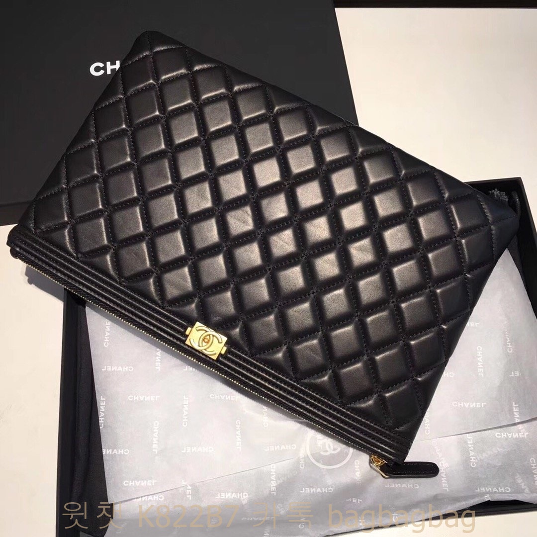 샤넬 CHANEL 클러치백 은장 금장 28cm