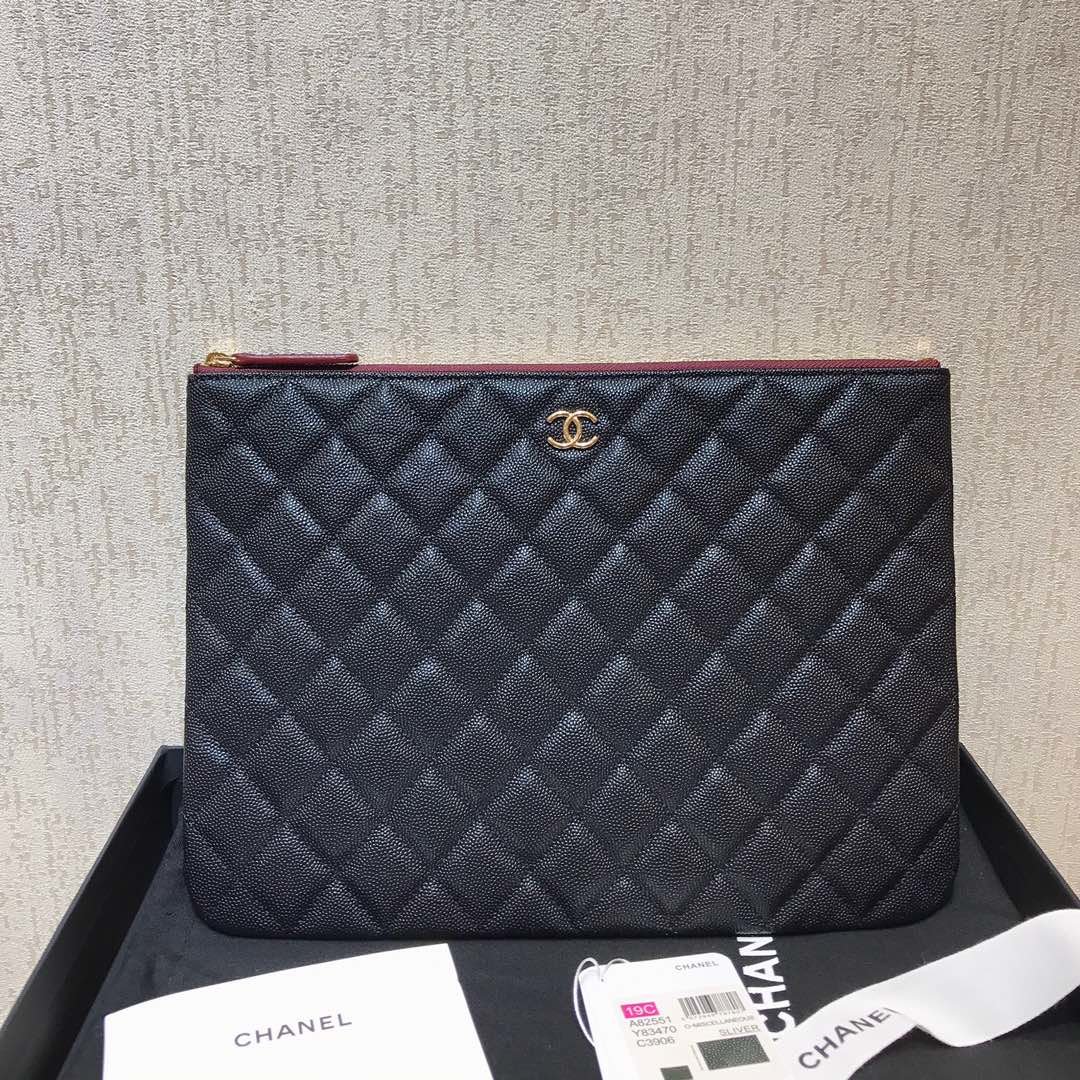 샤넬 CHANEL 클러치백 은장 금장 28cm