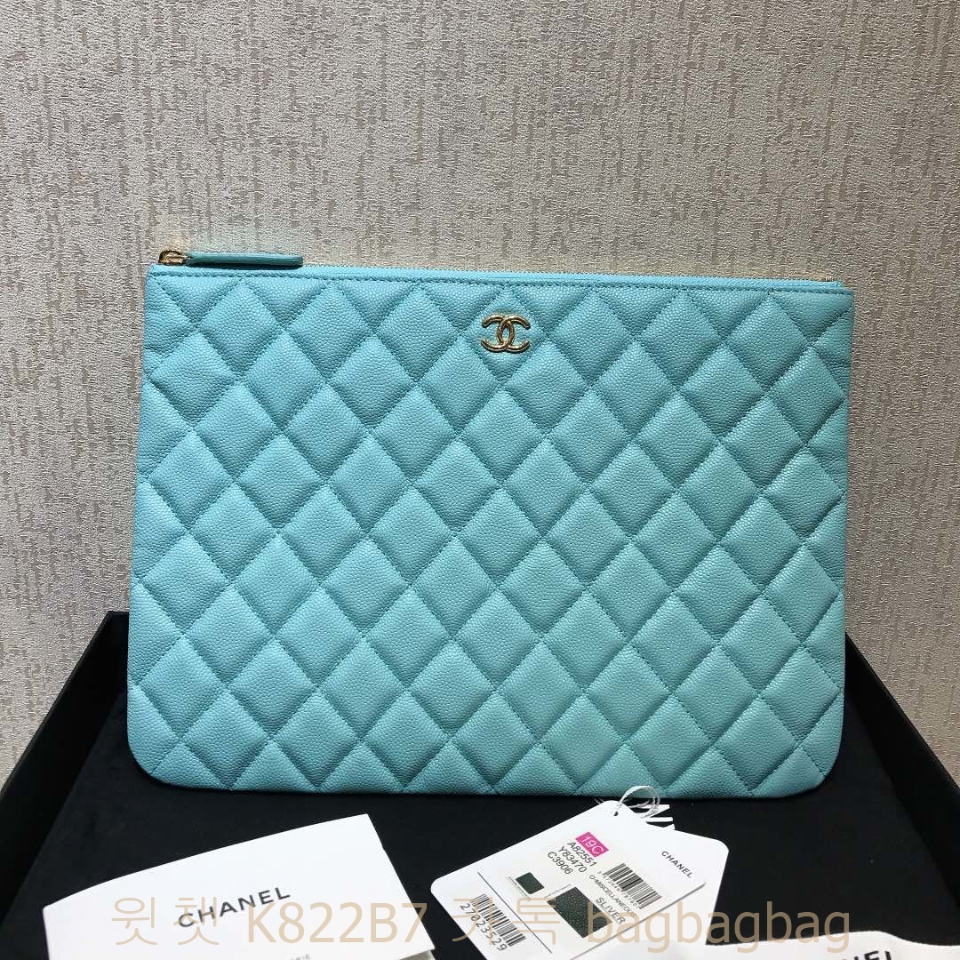 샤넬 CHANEL 클러치백 은장 금장 28cm