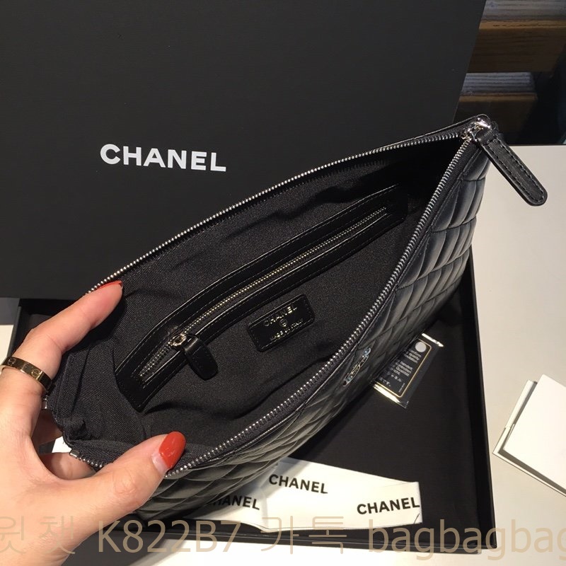 샤넬 CHANEL 클러치백 은장 금장 28cm