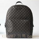 구찌 GUCCI 슈프림 레더 백팩 406370