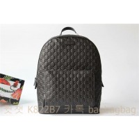 구찌 GUCCI 슈프림 레더 백팩 406370