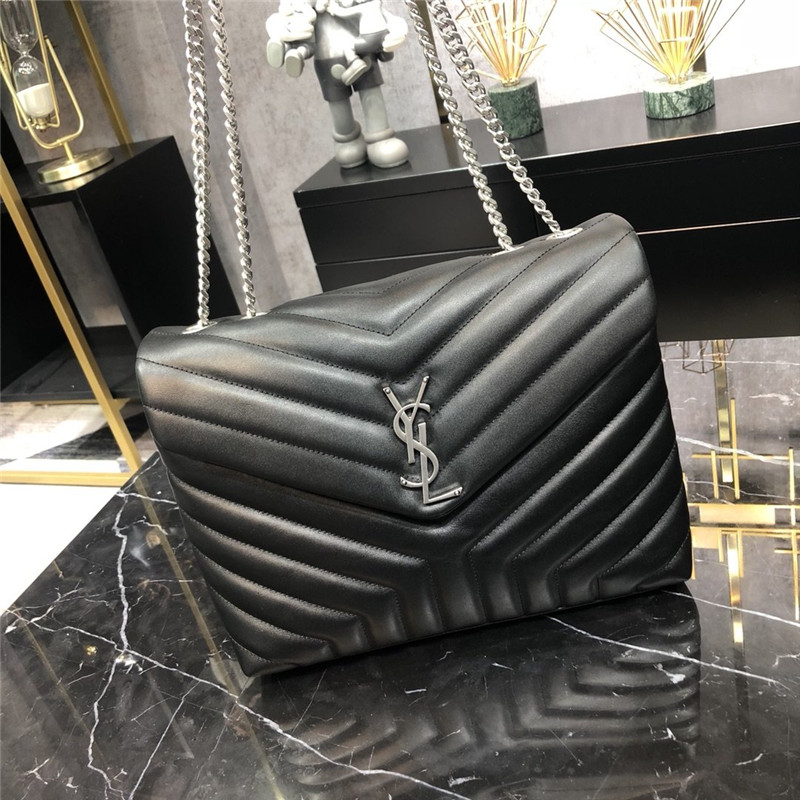 입생로랑 YSL 루루 체인 숄더백 미디엄 금장/은장 459749