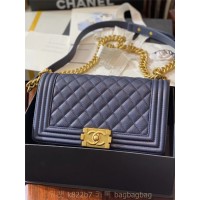 샤넬 CHANEL 캐비어 보이백 Leboy 25CM