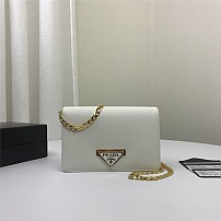 프라다 PRADA 사피아노 가죽 숄더백 1BP006