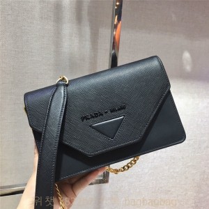 프라다 PRADA 사피아노 플랩 체인백 1BP014