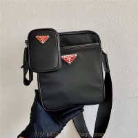 프라다 PRADA 남성 남자 2VH112 로고 리나일론 크로스백
