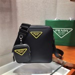 프라다 PRADA 남성 남자 2VH112 로고 리나일론 크로스백
