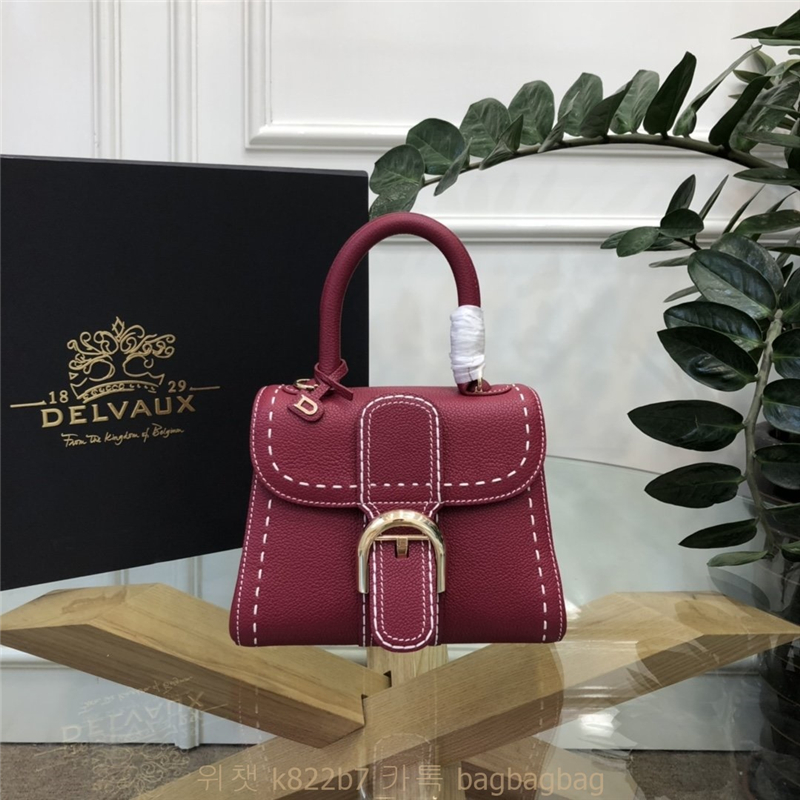 델보 Delvaux 브리앙 스몰 토트백 20cm