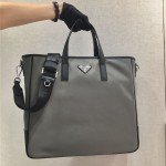 프라다 PRADA 2VG064  삼각로고 나일론 토트백
