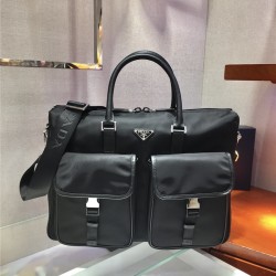 프라다 PRADA 2VE017 남성 나일론 서류 숄더백  서류가방