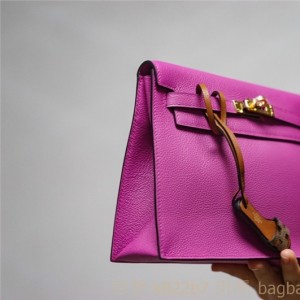 에르메스 HERMES 켈리백 Kelly Togo가죽 금장 은장