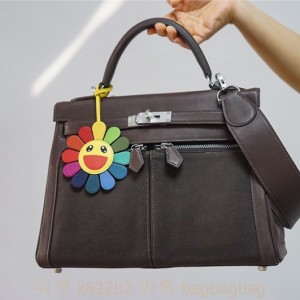 에르메스 HERMES Lakis Kelly  30cm 금장 은장