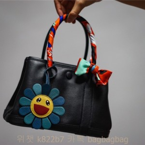 에르메스 HERMES 미니 가든파티  Garden Party Swift가죽