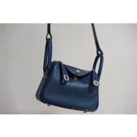 에르메스 HERMES 린디 Mini Lindy Togo가죽 금장 은장