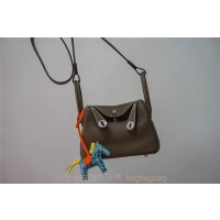 에르메스 HERMES 린디 Mini Lindy Togo가죽 금장 은장