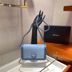 프라다 PRADA 나일론 삼각로고 크로스백 1BP019