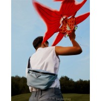 프라다 PRAD  나일론 삼각로고 슬링백  2VL033