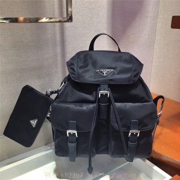프라다 PRADA 벨라 삼각로고 나일론 백팩 1BZ811 