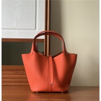 에르메스 HERMES 피코탄백 Togo가죽 18cm/22cm