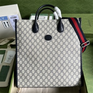 구찌 GUCCI 남성 남자  인터로킹 G 미디엄 토트백 674155
