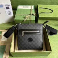 구찌 GUCCI 남성 남자 681021 인터로킹 GG슈프림 메신저백