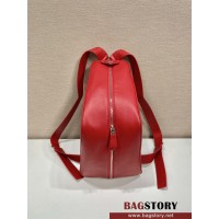 프라다 PRADA 남성 남자 2VZ099 2FW 프라다 22BBE 로고 레더 백팩