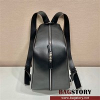 프라다 PRADA 남성 남자 2VZ099 2FW 프라다 22BBE 로고 레더 백팩