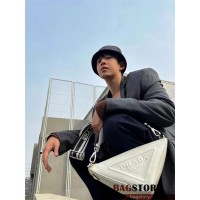 프라다 PRADA 남성 남자 2VH155 트라이앵글 로고 숄더 크로스백