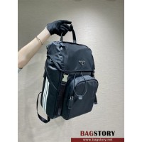 프라다 PRADA 남성 남자 2VZ135 리나일론 삼각 로고 백팩 아디다스