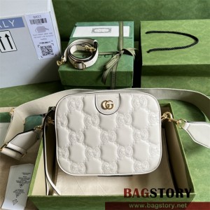 구찌 GUCCI GG 마틀라세 레더 스몰 핸드백 702234