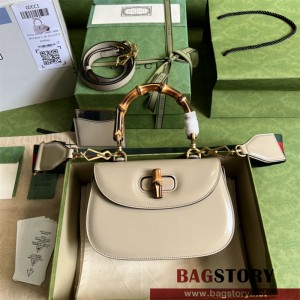 구찌 GUCCI  뱀부 1947  스몰 탑 핸들백 675797