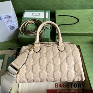 구찌 GUCCI GG 마틀라세 레더 미디엄 핸드백702242