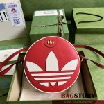 구찌 GUCCI  오피디아 아디다스 x 구찌 라운드 숄더백 702626